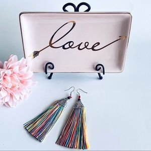 ☀️2/$20 Tassel Earrings Colorful Boho Vintage